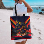 Personalised Adelaide Crows ANZAC Tote Bag Military Remembrance Australian Football Mascot Camouflage