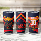 Personalised Adelaide Crows ANZAC Tumbler Cup Military Remembrance Australian Football Mascot Camouflage