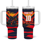 Personalised Adelaide Crows ANZAC Tumbler With Handle Military Remembrance Australian Football Mascot Camouflage