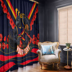 Personalised Adelaide Crows ANZAC Window Curtain Military Remembrance Australian Football Mascot Camouflage