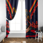 Personalised Adelaide Crows ANZAC Window Curtain Military Remembrance Australian Football Mascot Camouflage