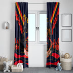 Personalised Adelaide Crows ANZAC Window Curtain Military Remembrance Australian Football Mascot Camouflage