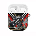 Personalised Collingwood Magpies ANZAC AirPods Case Military Remembrance Australian Football Mascot Camouflage