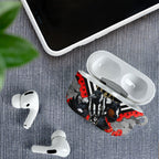 Personalised Collingwood Magpies ANZAC AirPods Case Military Remembrance Australian Football Mascot Camouflage