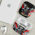Personalised Collingwood Magpies ANZAC AirPods Case Military Remembrance Australian Football Mascot Camouflage
