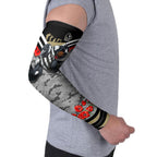 Personalised Collingwood Magpies ANZAC Arm Sleeves Military Remembrance Australian Football Mascot Camouflage