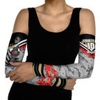 Personalised Collingwood Magpies ANZAC Arm Sleeves Military Remembrance Australian Football Mascot Camouflage