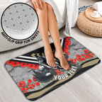Personalised Collingwood Magpies ANZAC Bathroom Set Military Remembrance Australian Football Mascot Camouflage