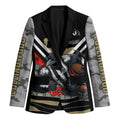 Personalised Collingwood Magpies ANZAC Blazer Military Remembrance Australian Football Mascot Camouflage