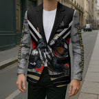 Personalised Collingwood Magpies ANZAC Blazer Military Remembrance Australian Football Mascot Camouflage