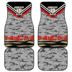 Personalised Collingwood Magpies ANZAC Car Mats Military Remembrance Australian Football Mascot Camouflage