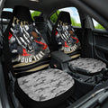 Personalised Collingwood Magpies ANZAC Car Seat Cover Military Remembrance Australian Football Mascot Camouflage
