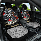 Personalised Collingwood Magpies ANZAC Car Seat Cover Military Remembrance Australian Football Mascot Camouflage