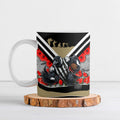 Personalised Collingwood Magpies ANZAC Ceramic Mug Military Remembrance Australian Football Mascot Camouflage