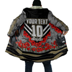 Personalised Collingwood Magpies ANZAC Cloak Military Remembrance Australian Football Mascot Camouflage