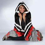 Personalised Collingwood Magpies ANZAC Hooded Blanket Military Remembrance Australian Football Mascot Camouflage