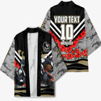 Personalised Collingwood Magpies ANZAC Kimono Military Remembrance Australian Football Mascot Camouflage