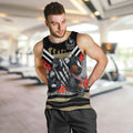 Personalised Collingwood Magpies ANZAC Men Tank Top Military Remembrance Australian Football Mascot Camouflage