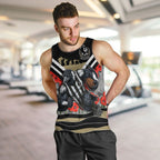 Personalised Collingwood Magpies ANZAC Men Tank Top Military Remembrance Australian Football Mascot Camouflage