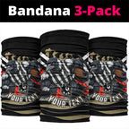 Personalised Collingwood Magpies ANZAC Neck Gaiter Military Remembrance Australian Football Mascot Camouflage