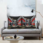 Personalised Collingwood Magpies ANZAC Pillow Cover Military Remembrance Australian Football Mascot Camouflage