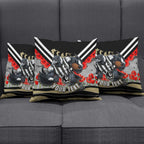 Personalised Collingwood Magpies ANZAC Pillow Cover Military Remembrance Australian Football Mascot Camouflage