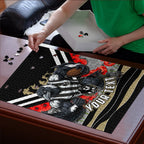 Personalised Collingwood Magpies ANZAC Puzzle Military Remembrance Australian Football Mascot Camouflage