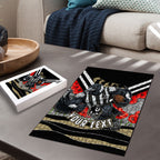 Personalised Collingwood Magpies ANZAC Puzzle Military Remembrance Australian Football Mascot Camouflage
