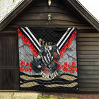 Personalised Collingwood Magpies ANZAC Quilt Military Remembrance Australian Football Mascot Camouflage