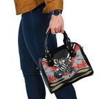Personalised Collingwood Magpies ANZAC Shoulder Handbag Military Remembrance Australian Football Mascot Camouflage