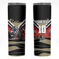Personalised Collingwood Magpies ANZAC Skinny Tumbler Military Remembrance Australian Football Mascot Camouflage