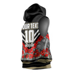 Personalised Collingwood Magpies ANZAC Sleeveless Hoodie Military Remembrance Australian Football Mascot Camouflage