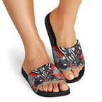 Personalised Collingwood Magpies ANZAC Slide Sandals Military Remembrance Australian Football Mascot Camouflage