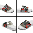 Personalised Collingwood Magpies ANZAC Slide Sandals Military Remembrance Australian Football Mascot Camouflage
