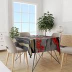 Personalised Collingwood Magpies ANZAC Tablecloth Military Remembrance Australian Football Mascot Camouflage