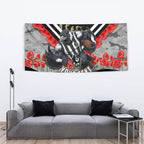 Personalised Collingwood Magpies ANZAC Tapestry Military Remembrance Australian Football Mascot Camouflage