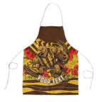 Personalised Hawthorn Hawks ANZAC Apron Military Remembrance Australian Football Mascot Camouflage