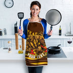 Personalised Hawthorn Hawks ANZAC Apron Military Remembrance Australian Football Mascot Camouflage