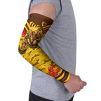 Personalised Hawthorn Hawks ANZAC Arm Sleeves Military Remembrance Australian Football Mascot Camouflage
