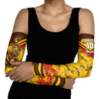 Personalised Hawthorn Hawks ANZAC Arm Sleeves Military Remembrance Australian Football Mascot Camouflage