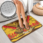 Personalised Hawthorn Hawks ANZAC Bathroom Set Military Remembrance Australian Football Mascot Camouflage