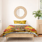 Personalised Hawthorn Hawks ANZAC Bedding Set Military Remembrance Australian Football Mascot Camouflage