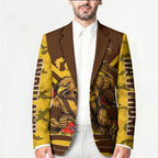 Personalised Hawthorn Hawks ANZAC Blazer Military Remembrance Australian Football Mascot Camouflage