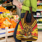 Personalised Hawthorn Hawks ANZAC Grocery Bag Military Remembrance Australian Football Mascot Camouflage
