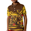 Personalised Hawthorn Hawks ANZAC Kid Polo Shirt Military Remembrance Australian Football Mascot Camouflage