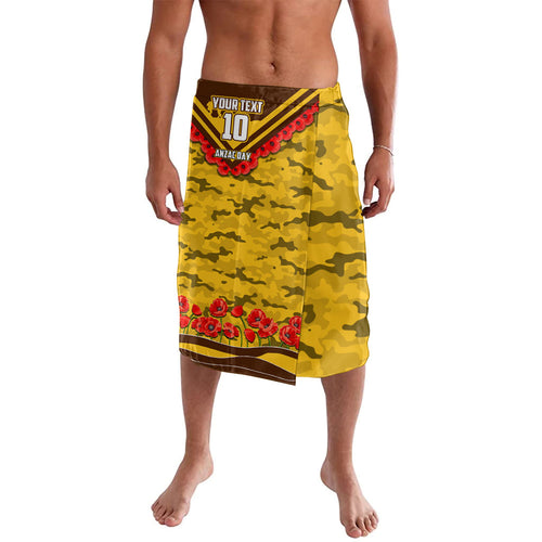 Personalised Hawthorn Hawks ANZAC Lavalava Military Remembrance Australian Football Mascot Camouflage