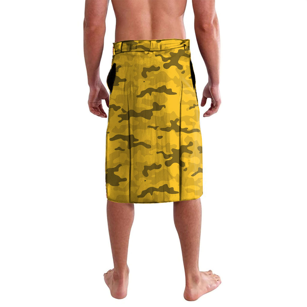 Personalised Hawthorn Hawks ANZAC Lavalava Military Remembrance Australian Football Mascot Camouflage