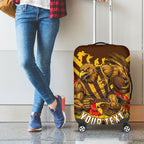 Personalised Hawthorn Hawks ANZAC Luggage Cover Military Remembrance Australian Football Mascot Camouflage