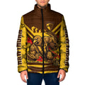 Personalised Hawthorn Hawks ANZAC Padded Jacket Military Remembrance Australian Football Mascot Camouflage