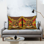 Personalised Hawthorn Hawks ANZAC Pillow Cover Military Remembrance Australian Football Mascot Camouflage